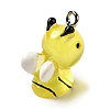 Luminous Transparent Resin Pendants RESI-E056-03P-01-3