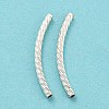 925 Sterling Silver Tube Beads STER-Q191-01C-S-2