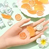 12Pcs 3 Styles Opaque Resin Pendants RESI-YW0003-39A-4