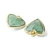 Natural Green Strawberry Quartz Pendants G-O204-01A-3