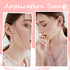 60Pcs 304 Stainless Steel Leverback Earring Findings STAS-SP0001-21G-5