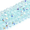 Transparent Glass Beads Strands EGLA-N016-3mm-M-4
