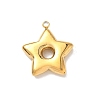 304 Stainless Steel Pendants STAS-L301-13G-1