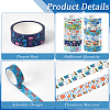 12 Rolls Sea Animals Theme Adhesive Paper Tapes DIY-WH20009-47C-5