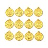 Tibetan Style Alloy Pendants PALLOY-E196-G-2