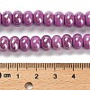 Glazed Porcelain Rondelle Beads PORC-Q001-01D-4