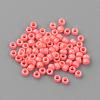 Opaque Glass Round Seed Beads SEED-R044-12-3