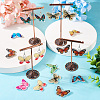 DIY Butterfly Earring Making Kit DIY-TA0006-02-8