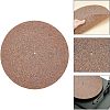 Flat Round Cork Record Mat DIY-WH0258-43-2