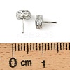 Brass Micro Pave Clear Cubic Zirconia Peg Bails LS-KK-C107-12P-3