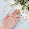 40Pcs 4 Colors Ion Plating(IP) 304 Stainless Steel Connector Charms STAS-UN0060-46-3