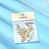 SHEGRACE Brass Curved Tube Beads XGRPCU093-259G-6