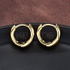 Brass Huggie Hoop Earrings EJEW-F260-06G-4