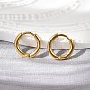 304 Stainless Steel Huggie Hoop Earrings EJEW-G272-02-8mm-G-1