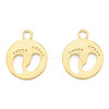 Ion Plating(IP) 201 Stainless Steel Pendants STAS-N098-229LG-3