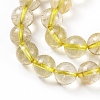 Natural Gold Rutilated Quartz Beads Strands X-G-S150-17-8mm-7