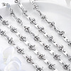 304 Stainless Steel Coffee Bean Chains with Knot Link Chains CHS-B013-03P-1