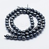 Electroplated Natural Agate Beads Strands G-G749-01E-8mm-2
