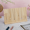 Wood Jewelry Display Stand ODIS-WH0030-177B-4