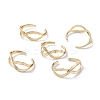 Brass Cuff Bangle BJEW-P168-D02-3