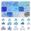 Mixed Styles Transparent Acrylic Beads MACR-FS0001-60-1