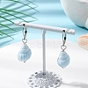 Porcelain Leverback Earrings EJEW-JE06305-2