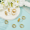 14Pcs 7 Styles Stainless Steel Grooved Finger Ring Settings STAS-SC0010-65G-4