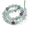 Natural Fluorite Beads Strands G-S345-6mm-31-3