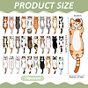 30Pcs Cute Paper Cat Bookmarks AJEW-WH0455-255-2