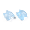 Transparent Spray Painted Glass Beads GLAA-N035-034-C11-3