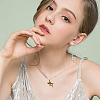 60Pcs 2 Colors Tibetan Style Alloy Pendants TIBEP-DC0001-26-6