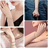 10Pcs 5 Colors Handmade Braided Cotton Cord Bracelets Making BJEW-YW00006-6