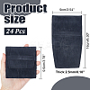 Velvet Jewelry Flap Pouches ABAG-WH0038-43E-2