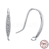 Anti-Tarnish Rhodium Plated 925 Sterling Silver Earring Hooks LS-STER-K168-096P-2