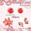 100Pcs Synthetic Coral Beads CORA-OC0001-03B-2