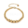 304 Stainless Steel Beaded Bracelets for Women LS-BJEW-Z136-02G-2