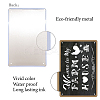 Rectangle with Word Vintage Metal Iron Sign Poster AJEW-WH0157-270-3