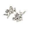 Tibetan Style Alloy Pendants FIND-M047-20AS-2