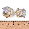 UV Plating Transparent Acrylic Beads MACR-C029-06B-04-3