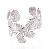 304 Stainless Steel Cuff Open Rings for Women RJEW-N052-12P-2