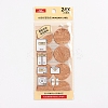 Round Shape Cork Label Stickers X-DIY-WH0163-93D-3
