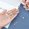 5Pcs 5 Styles 304 Stainless Steel Pendants STAS-UN0021-40P-2