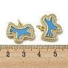 Brass Micro Pave Cubic Zirconia Pendants KK-H457-04G-01-3