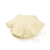 Synthetic Shell Dyed Carved Flower Connector Charms CORA-D034-01C-2