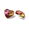 Electroplate Glass Charms G030V10mm-001CP-3