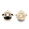 Eco-Friendly Zinc Alloy Charms FIND-N048-039-NR-2