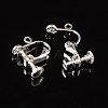 Brass Screw Clip Earring Converter EC143-S-1
