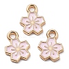 Alloy Enamel Charms ENAM-S022-01G-1