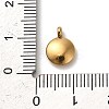 304 Stainless Steel Black Enamel Charms STAS-R009-01G-D-3