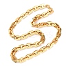 304 Stainless Steel Link Chain Necklaces for Women Men NJEW-F363-06G-4